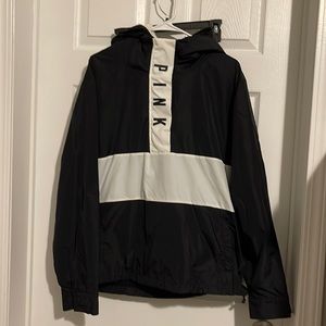 Pink/Victoria Secret pullover windbreaker